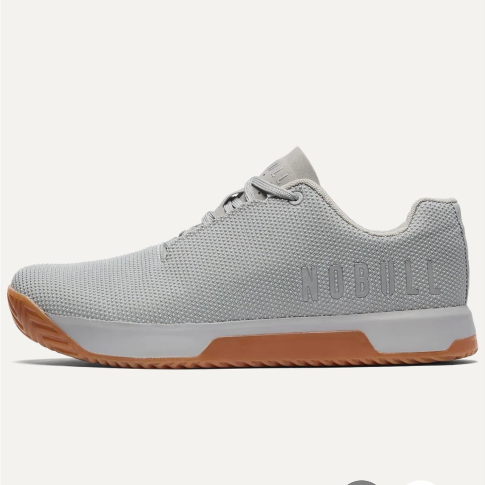 NOBULL Light Gray Knit Training Shoe with Gum Outsole - Picture 7 of 13